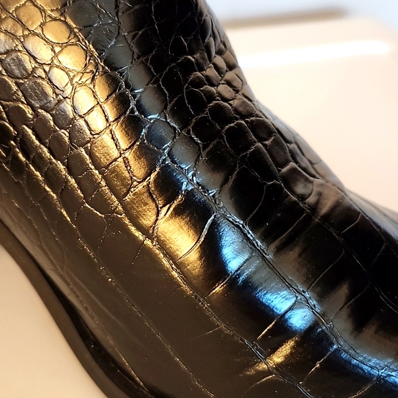 H by Halston Western Croc Boots with Free Wallet - Picture 4 of 12